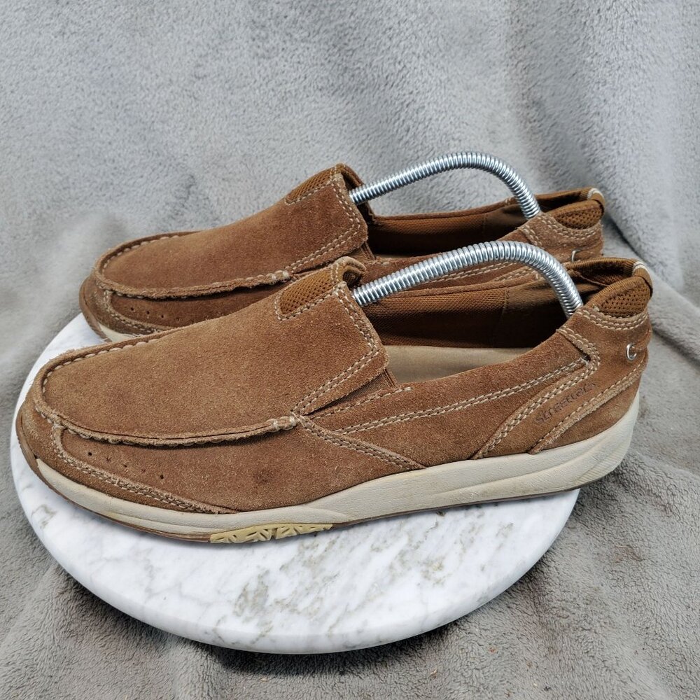 Streetcars Shoes Mens Size 9 Brown Suede Newport Slip On Loafers